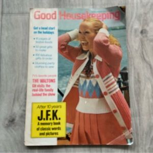 JFK Vintage 1973 Good Housekeeping Magazine volume 177 November 1973